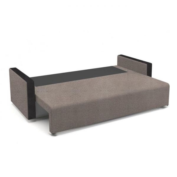 Диван «Алиса 4», рогожка, цвет savana бери/теос блек, 130 ? 185 см