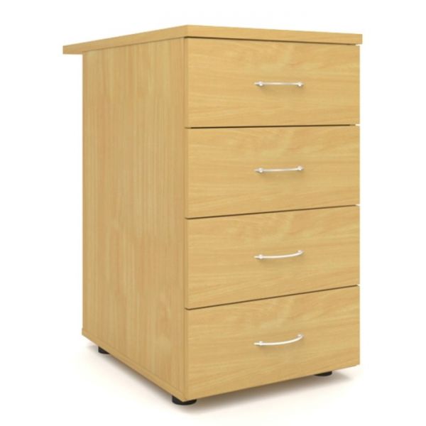 Тумба приставная, 430х680х750 мм, бук