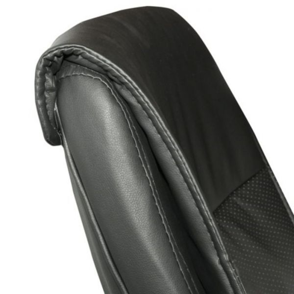 Кресло офисное BRABIX Space EX-508, экокожа, хром, коричневое