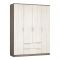 Шкаф 4-х створчатый ШР-4, 2100*1600*550 с ящиками Ясень Шимо Светлый/Темный