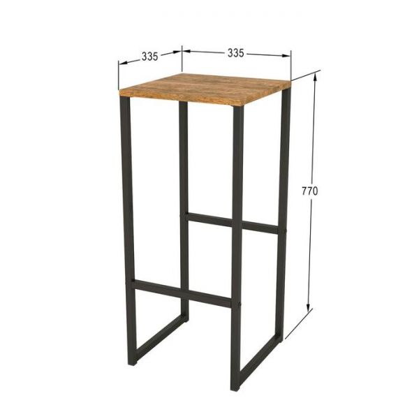 Табурет «Хайбол», 335 ? 335 ? 770 мм, цвет дуб американский