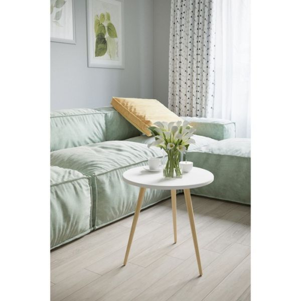 Стол журнальный «Бекс 450», 450 ? 450 ? 450 мм, цвет белый