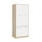 Шкаф «Стелс», 834 ? 553 ? 1950 мм, цвет дуб сонома / белый