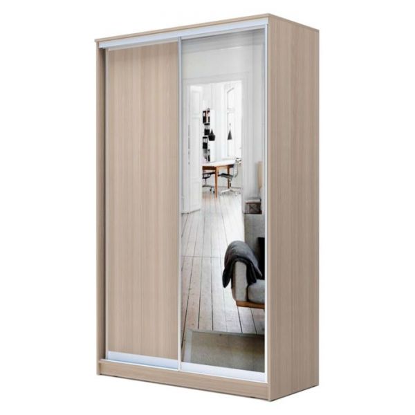 Шкаф-купе Хит-23-12-15, 2300х1200х620 Дуб молочный