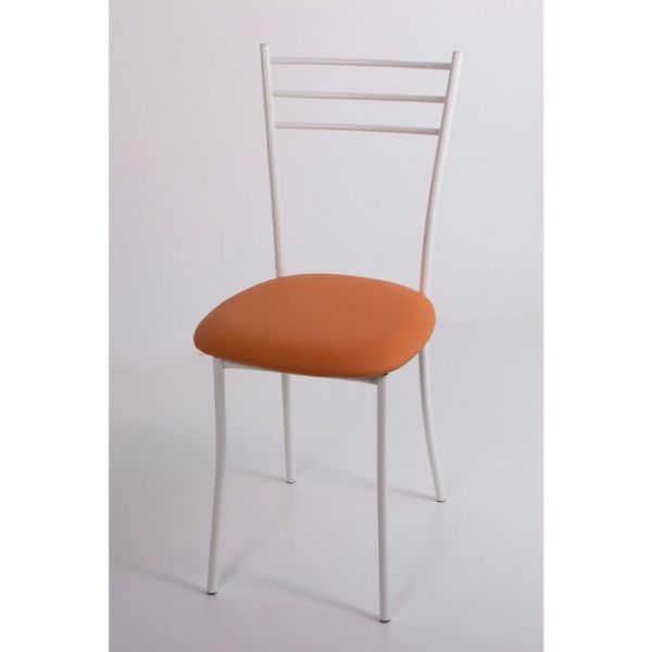 Стул на металлокаркасе Хлоя СТ белый/белый