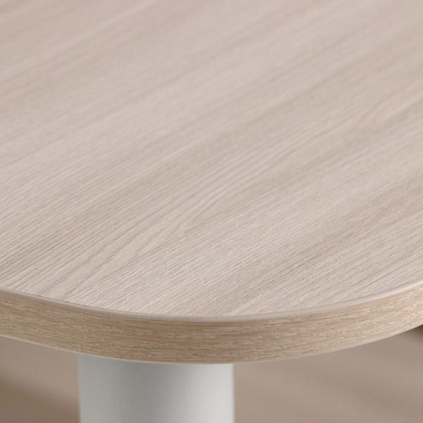 Стол-книжка раздвижной Оригами 275/1630/2140х830х735 Ясень шимо светлый