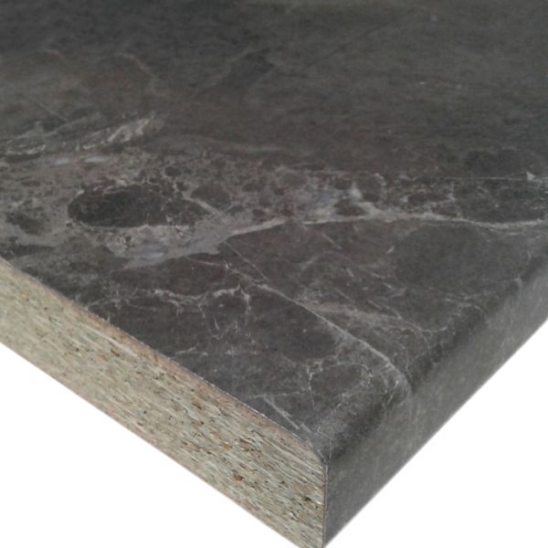 Столешница 3050х600х26 Мрамор Марквина серый СЛЮДА