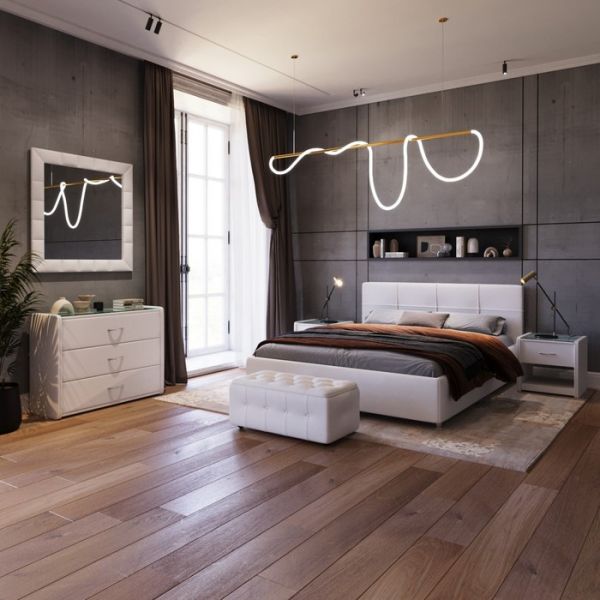 Кровать «Птичье гнездо New» без ПМ, 1400 ? 2000 мм, ортопедическое основание, цвет белый