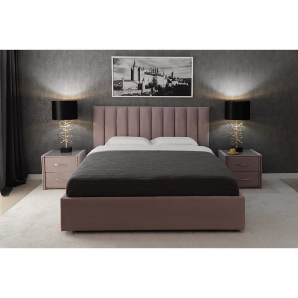 Кровать «Алькасар» без ПМ, 1400 ? 2000 мм, ортопедическое основание, цвет velutto 11