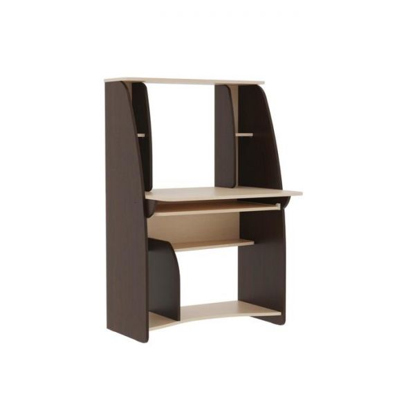 Стол компьютерный «СК 3», 860 ? 650 ? 1322 мм, ЛДСП, ясень анкор тёмный / анкор светлый