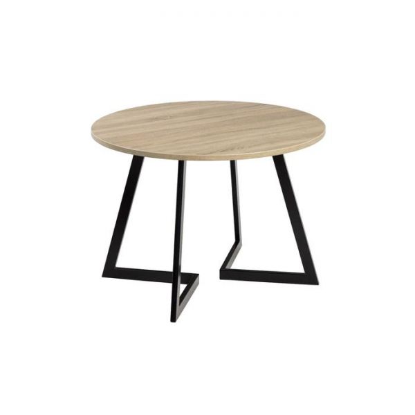 Стол ГЕРМЕС D-940 Дуб Бардолино серый/Опора Гермес, Гаспар-К, Черный матовый