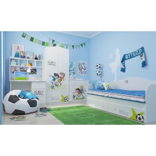 Комод с 4 ящиками Junior, 800х450х910, Белый