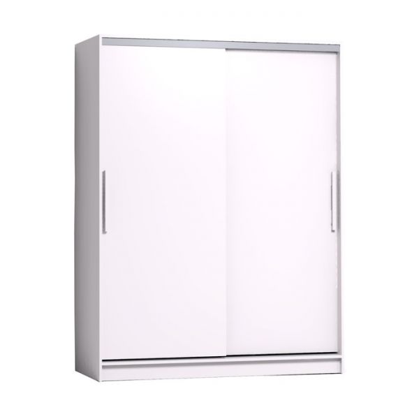 Шкаф-купе Strike, 1600 ? 595 ? 2105 мм, ЛДСП, цвет белый