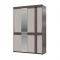 Шкаф-купе 2х дверный ПРЕЗЕНТ Бодега темный/светлый МДФ бодега темный