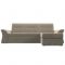 Угловой диван «Клайд», механизм дельфин, микровельвет, цвет бежевый