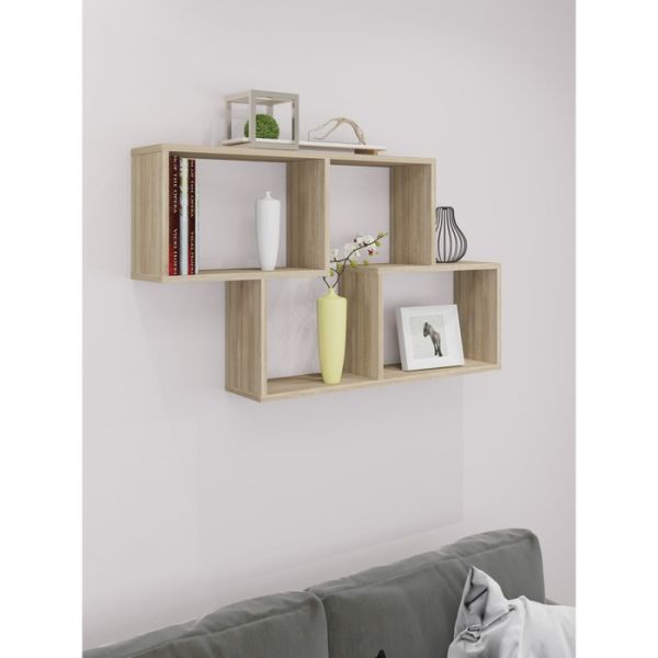 Полка навесная «Салоу 2», 1050 ? 180 ? 600 мм, цвет дуб сонома