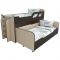 Кровать Вега 5, 2090х850х1020, Бодега светлый/Капучино