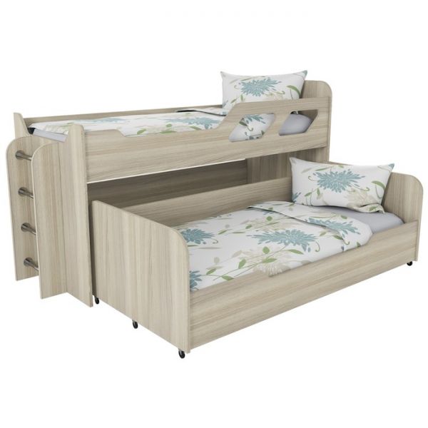 Кровать Вега 5, 2090х850х1020, Бодега светлый/Капучино