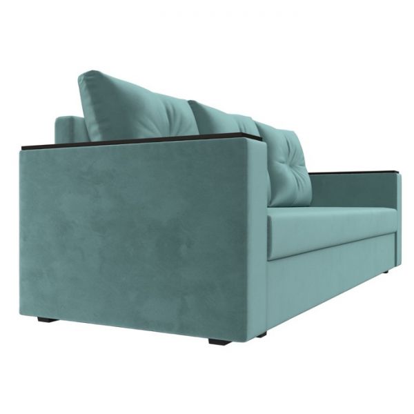 Диван прямой «Атланта лайт», без стола, еврокнижка, велюр, цвет, цвет бежевый