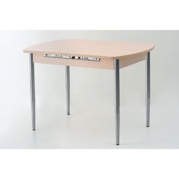 Комплект «Вегас NEW», стол 1100(1450) ? 700 ? 750 мм, 4 стула, цвет дуб молочный