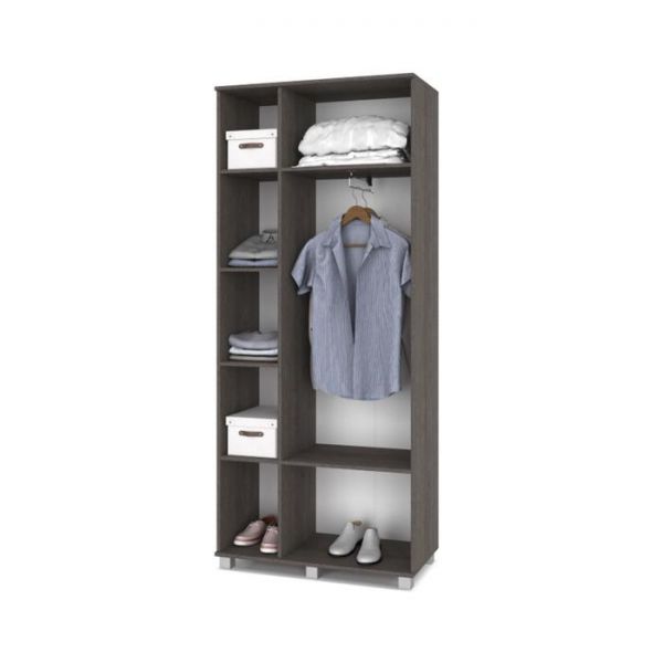 Шкаф трёхстворчатый Карина К32 с зеркалом 900x420x2100 Анкор темный/светлый