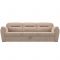 Диван прямой «Бостон», механизм дельфин, велюр, цвет бежевый