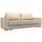 Прямой диван «Исланд», экокожа, цвет бежевый
