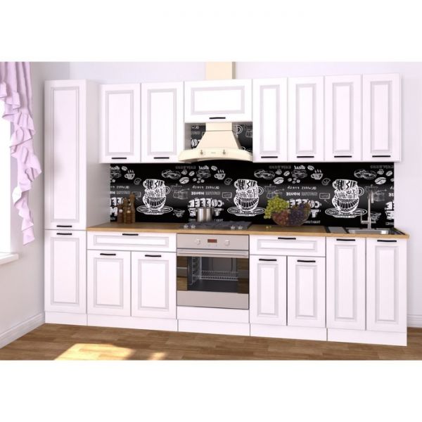 Кухонный гарнитур Гарнитур17 Белый Вегас 3000 Белый