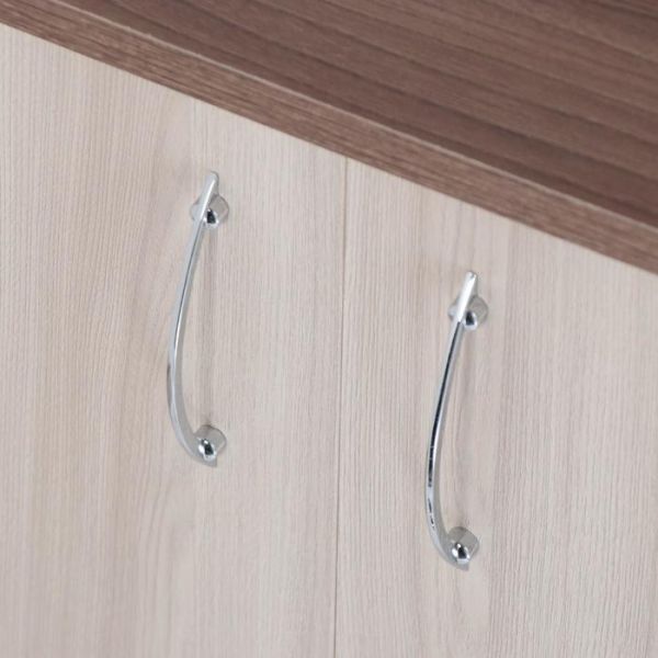 Тумба под сейф  570х430х650 Ясень темный/светлый