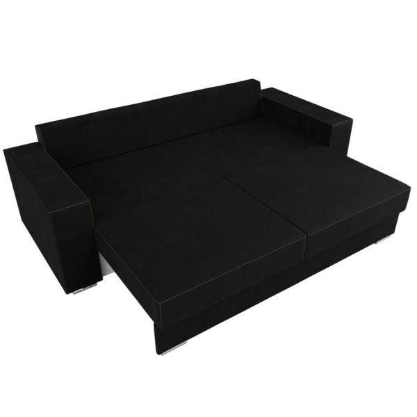 Прямой диван «Исланд», микровельвет, цвет бежевый