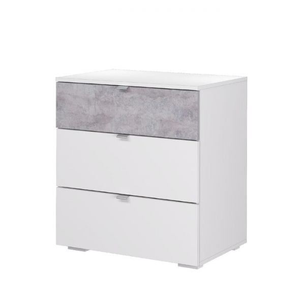 Комод «Акцент №9», 700 ? 474 ? 750 мм, цвет белый / цемент светлый