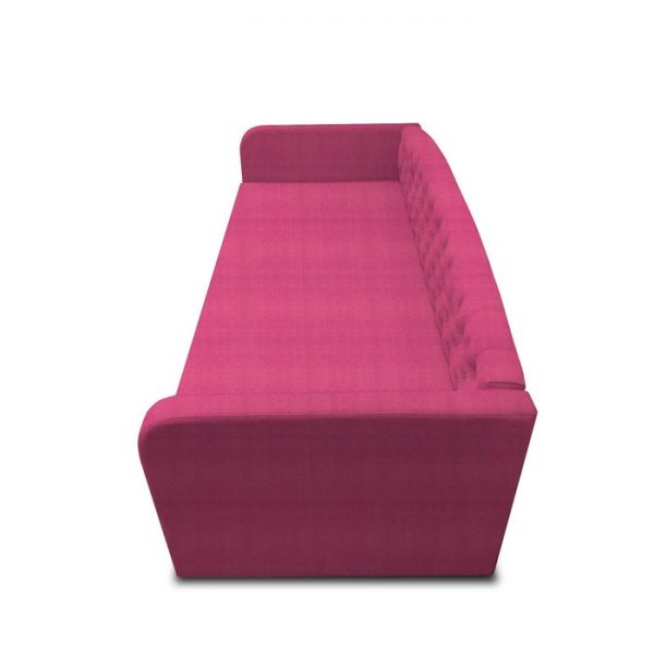 Диван-кровать с каретной стяжкой «Гарвард 2», велюр, цвет shaggy wine