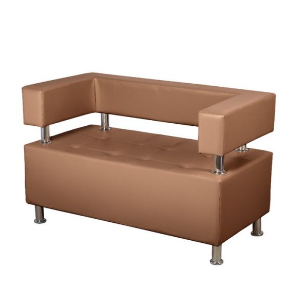 Диван 2-х местный "Борк", красный глянец