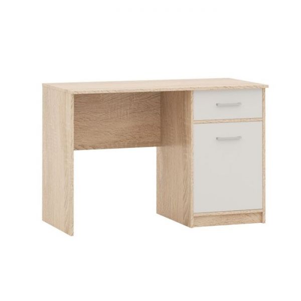 Стол письменный «Стелс 110», 1 ящик, 1100 ? 550 ? 750 мм, цвет дуб сонома / белый