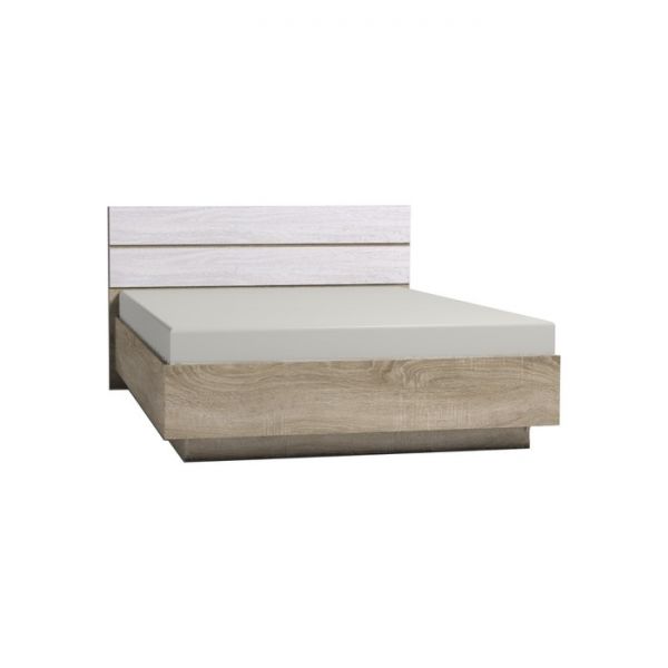 Кровать Люкс «Монако 388», 1400 ? 2000 мм, цвет дуб сонома / ясень анкор светлый