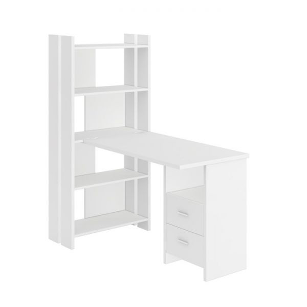 Компьютерный стол, 700 ? 1522 ? 1520 мм, цвет нельсон/белый