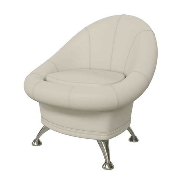 Банкетка 690*690*790 Кож.зам белый