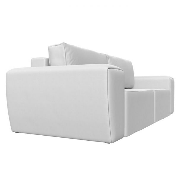 Прямой диван «Беккер», механизм еврокнижка, экокожа, цвет бежевый