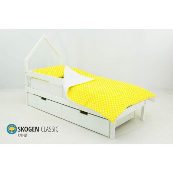 Детская кровать-домик мини "Svogen белый"