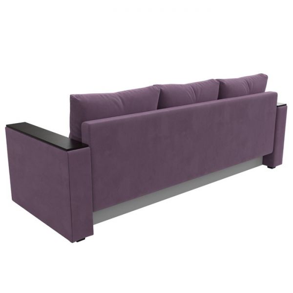 Диван прямой «Атланта лайт», без стола, еврокнижка, микровельвет, цвет бежевый