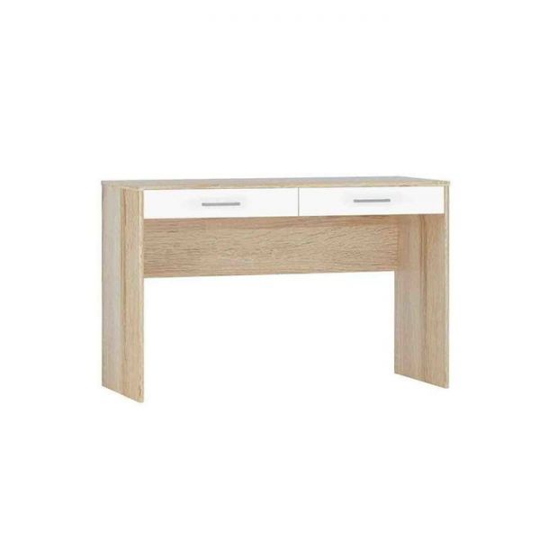 Стол письменный «Стелс 120», 2 ящика, 1200 ? 500 ? 750 мм, цвет дуб сонома / белый