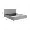 Кровать Альба с орт. основанием + ПМ 1600х2000 сосна (велюр)
