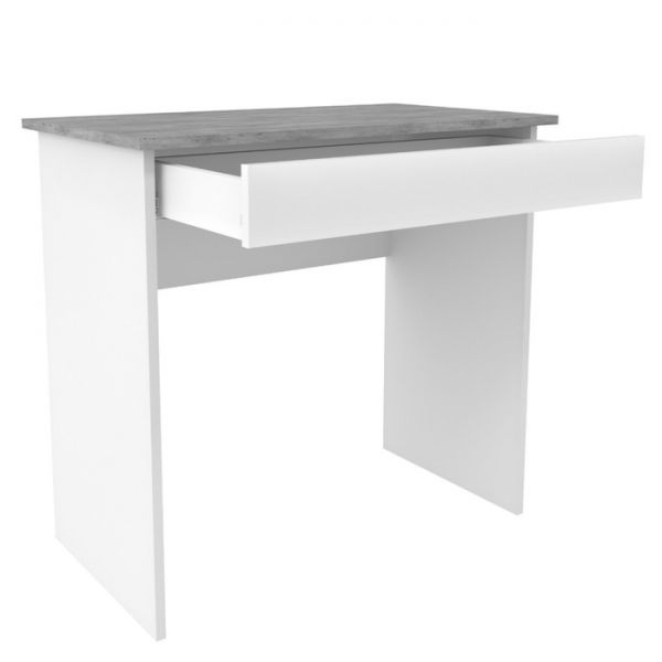 Стол компьютерный с ящиком, 800 ? 450 ? 750 мм, цвет белый