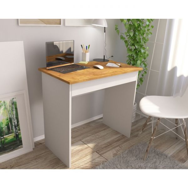 Стол компьютерный с ящиком, 800 ? 450 ? 750 мм, цвет белый