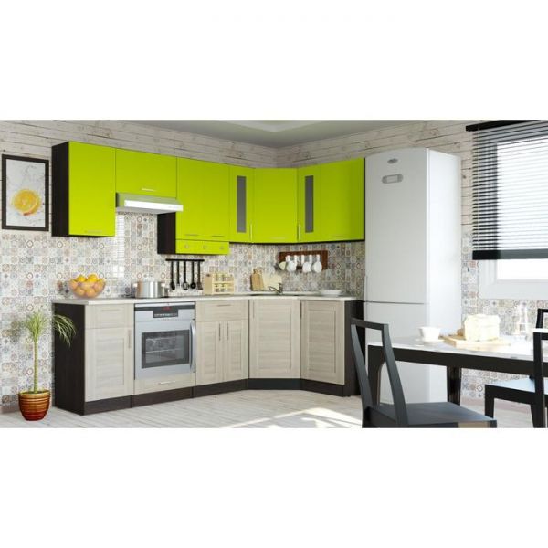 Кухонный гарнитур Маргарита литл 1400*2500