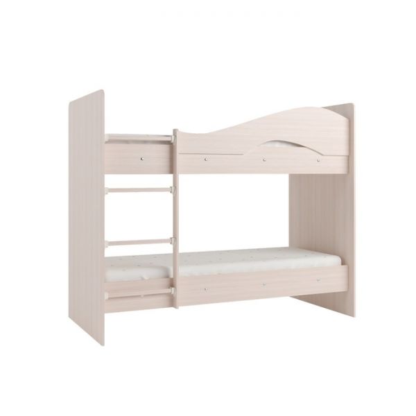 Кровать 2-х ярусная 800х1900 венге/млечный дуб