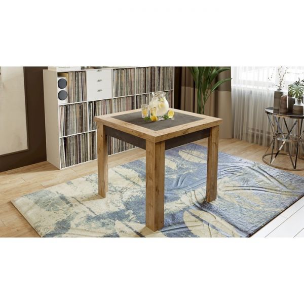 Стол раздвижной Хьюстон тип-3 790/1480х790х740 Дуб Вотан/Моод Темный