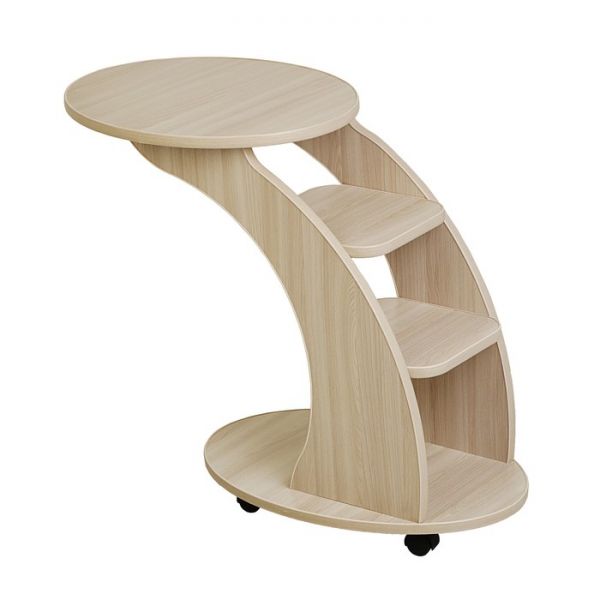 Приставной столик 3  760х400х650 Ясень шимо светлый