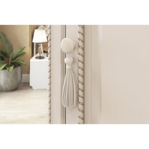 Шкаф четырёхстворчатый  1690х600х2150 белый/джелато софт