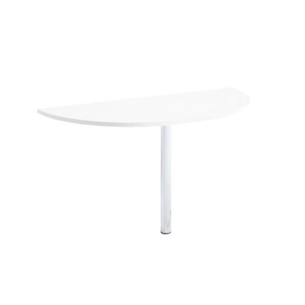 Брифинг-приставка П6.6, 1200 ? 370 ? 750 мм, белый шагр